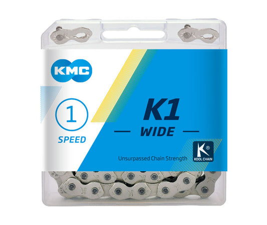 Cadena Kmc K1 Wide Reforzada Silver