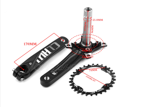 VOLANTE INTEGRADO CLAW C/CORONA 32T SIN MOTOR